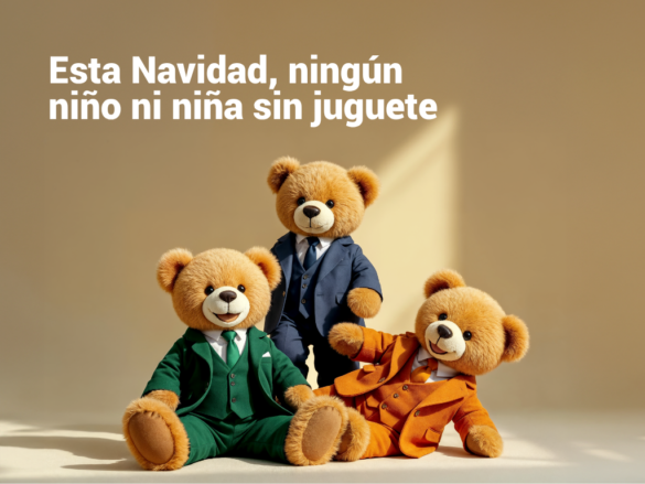 Donación de juguetes en Navidad