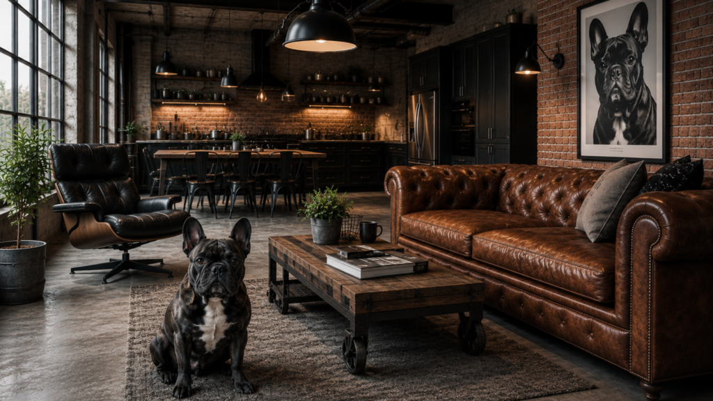 Estilo de casa del bulldog francés 