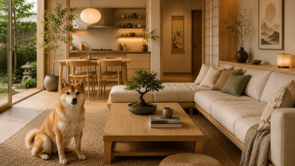 Estilo de casa del Shiba Inu