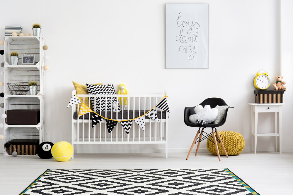 Habitación de bebé moderna